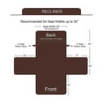 thumbnail image 3 of Bone Dry Reversible Sofa/Couch Furniture Protector with 2 Inch Elastic Strap, Machine Washable, Perfect for Pet and Kids, 3 of 5
