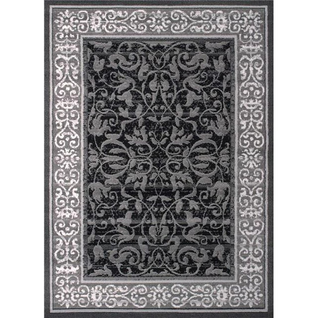 United Weavers 851 10672 28a 2 ft. 3 x 7 ft. 2 in. Dallas Baroness Runner Rug, Grey