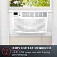 thumbnail image 5 of Amana 18,000 BTU 230V Window-Mounted Air Conditioner with Remote Control,  AMAP182CW, 5 of 14