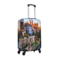 thumbnail image 3 of PAYOHTO Highly Elastic Spandex Suitcase Cover Luggage Cover Small Fits 18 to 21 Inch Old Town of Basel Rhine River, 3 of 8