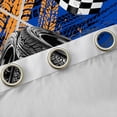 thumbnail image 4 of Castle Fairy Checkered Flag Black Out Curtains,Racing Car Curtains Pack of 2 (42x63 Each), 4 of 6