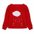 thumbnail image 1 of Suéter De Invierno Para Niñas Y Niños, Suéter De Punto De Lluvia De Dibujos Animados (Rojo/(6-7T)-185136.05 Likrtyny Mujer, 1 of 8