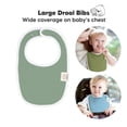 thumbnail image 2 of Baberos orgánicos para bebés KeaBabies, absorbentes suaves, de 0 a 24 m, paquete de 8, 2 of 9