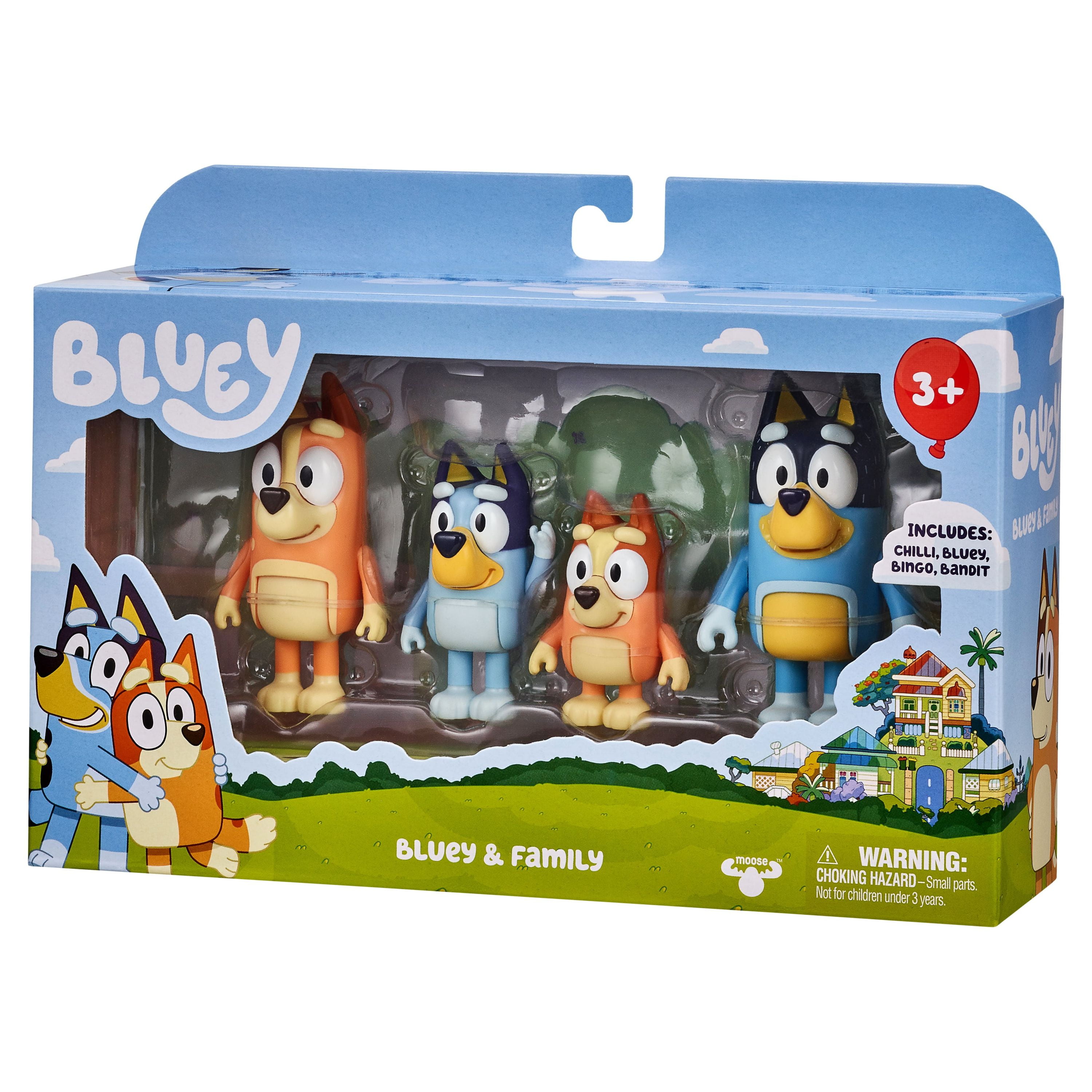 bluey s2 pack 4 figuras surtidas ( famosa - bly09000)