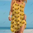 thumbnail image 3 of Disney Lion King Robe de Soirée Élégante 2024 Tenues Aguichant pour Femme Sans Manches Boho Dessin Animé Robe de Plage Ample Y2K QZX, 3 of 7