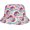Pink Red Green, variant on Colorful Tie Dye Bucket Hat for Women Rainbow-Vortex Bucket Cap Summer Sunscreen Fashion Reversible Fisherman Hat