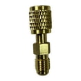 thumbnail image 1 of Adaptador de latón para R32 R454B de 1/4" macho, confiable, premium, profesional, portátil, fácil instalación, durabilidad, reemplazo de, 1 of 8