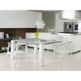 thumbnail image 2 of Compamia Carmen Patio Dining Chair with White Seat in Clear, 2 of 9