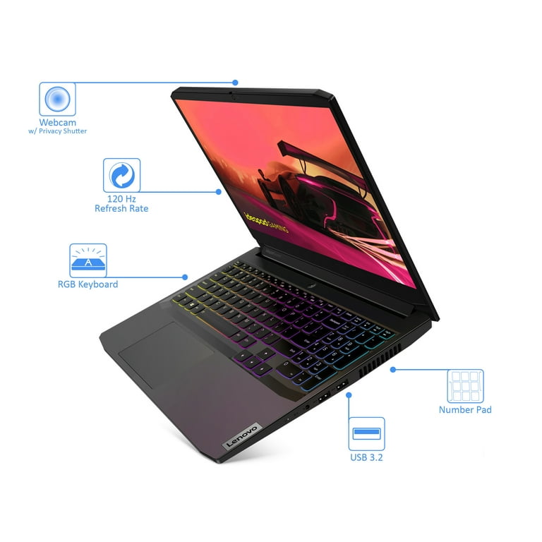 Lenovo IdeaPad 3 Gaming Laptop, 15.6
