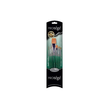 UPC: 0661670910367 | Connoisseur Fine Art Products 7-Piece Gold Nylon Brush Set  Short Handle