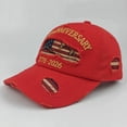 thumbnail image 6 of NMMUED 4th of July Hat - Patriotic 250th Anniversary USA Trucker Hat, 1776-2026 250 Year of America Embroidered Cap Men Women Red One Size, 6 of 9
