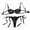 Black, variant on Icvfdpl Women Lingerie Wedding Floral Lace Set Sheer Embroidered Mesh Bra Panty Underwear for Party Date Night