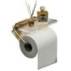 thumbnail image 1 of Soporte de papel higiénico autoadhesivo con estante, soporte para papel de cocina, soporte de pared para baño, portarrollos de baño, 1 of 6