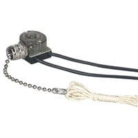 Cooper Wiring - Eagle BP458NP-SP Nickel Canopy Switch With Pull Chain