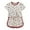 Orange, variant on oqasdz Baby Girl Outfits Wooden Ear Edge Short Sleeve Strawberry Print T Shirt Top and Shorts Loose Sportswear 2 Piece Set, Size 6-7 Years