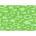 thumbnail image 1 of Ahgly Company Machine Washable Indoor Rectangle Transitional Emerald Green Area Rugs, 3' x 5', 1 of 7