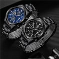 thumbnail image 4 of Reloj de cuarzo multifuncional luminoso con calendario, reloj de cuarzo de moda informal para hombres de negocios, 4 of 5