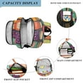 thumbnail image 3 of FORMRS Unisex School Backpack 17" Student Travel Bag with Laptop Compartment, Beige Jar, 3 of 7