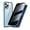 Blue, variant on Dteck Case for iPhone 13 Pro Max 6.7-inch,Magnetic Adsorption Metal Case Anti Spy Privacy Double Side Tempered Glass Full Cover 360° Anti-peeping Protective Case,Blue