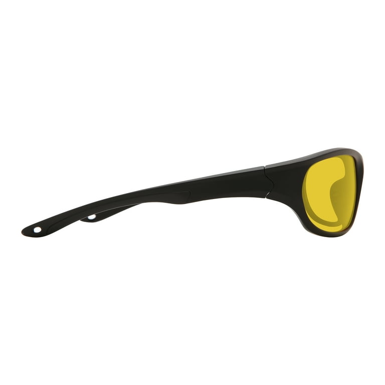 M+, Safety Glasses, Plastic, Unisex, MS756293ACOLPK 2-Packs. Black