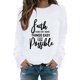 thumbnail image 1 of Gibobby Sudadera de mujer Sudaderas de Halloween para mujer de gran tamaño camisetas de otoño y día festivo con cuello redondo(Blanco,M), 1 of 5
