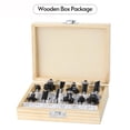 thumbnail image 2 of 12Pcs Tungsten Carbide Router Bits Set Trimming Straight Milling Cutter Wood Bits with 8mm Shank for Cutting Woodworking Black, 2 of 8
