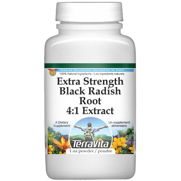 Extra Strength Black Radish Root 41 Extract Powder (1 oz, Zin 511235)