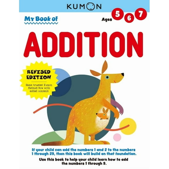 Kumon My Book of Addition: Revised Ed, (Paperback)