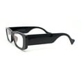 thumbnail image 3 of Womens Mod Rectangle Fashionable Blue Light Filter Computer Glasses Black, 3 of 4