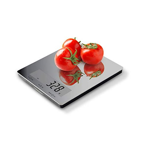 Kitchen Digital Food Scale, Digital Gram and Ounces Scale 5kg/11lbs max with Multifunction Tare, Humidity, Temperature and Time Weight Measurement Function