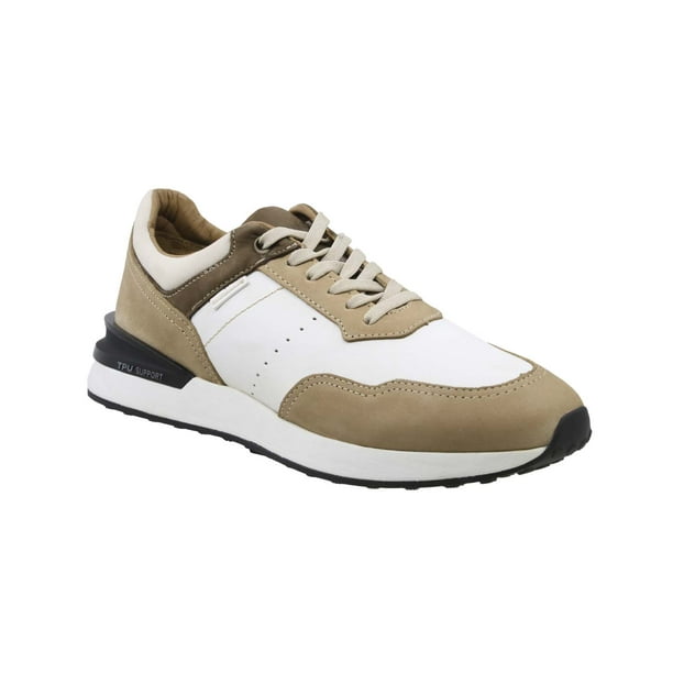 Sneaker de Piel Swissbrand Renens 300 color Blanco Tabaco para Hombre