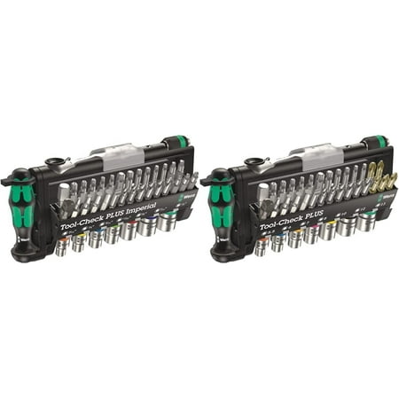 

Manzhi 056490 Tool-Check Plus Bit Ratchet Set with Sockets - Metric & Manzhi 05056491001 Tool-Check Plus Imperial 39 Pieces