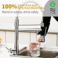 thumbnail image 4 of Senlesen Chrome Kitchen Faucet Swivel Sink Pull Down Sprayer Mixer Tap, 4 of 18