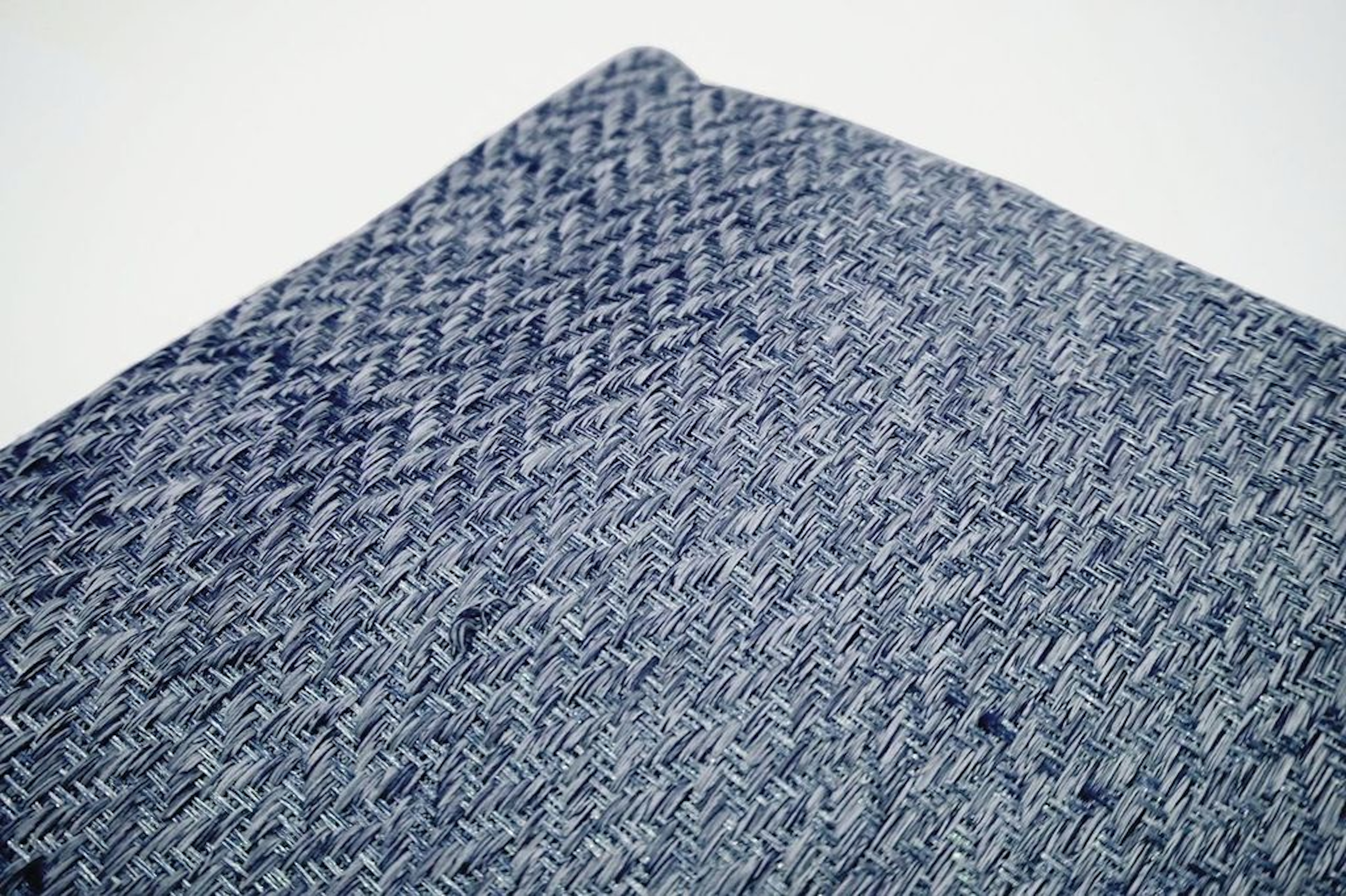 Dainty Home Boston Heavy Textured Blackout Grommet Window Curtain Panel Pair in Blue