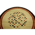 thumbnail image 2 of Unique Loom Fars Round Geometric Traditional Area Rugs, Beige, 2 of 7