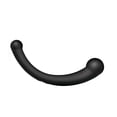 thumbnail image 1 of 10x Vibra-Crescent Silicone Dual Ended Dildo - Black, 1 of 5