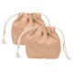 thumbnail image 1 of Uxcell 2 Pcs Bolsa de Maquillaje con Cuerda, 4.7" Bolsa Cosmética de Lona Organizadora de Artículos de Tocador para Viajes, Rosa Oscuro, 1 of 7