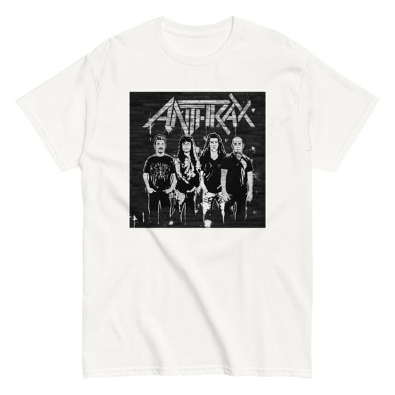 Anthrax - With the Band Unisex T-Shirt - White - Small