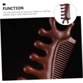 thumbnail image 3 of Wooden Wide Tooth Comb for Women with Ergonomic Grip and Relaxing Scalp Massage, 3 of 4