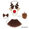 thumbnail image 5 of Yokua Christmas Reindeer Headband with Ears Festive Hair Accessory for arty Wear, 5 of 20