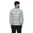 thumbnail image 3 of Atasi Flower Printed Wedding Jackets For Men Nehru Jacket Waist Coat For Wedding & Festive Season-Small, 3 of 4