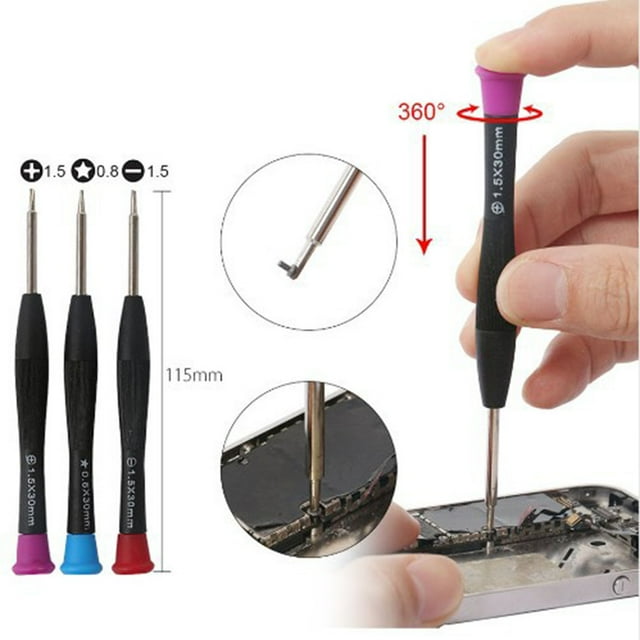 stanreset 21 Pieces Opening Repair Tool Smartphone Multifunctional Portable Kit