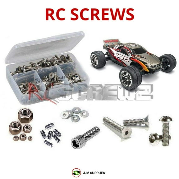 RCScrewZ Stainless Steel Screw Kit tra014 for Traxxas Jato 2.5 RTR RC Car | PRO