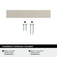 thumbnail image 4 of Amerock Augment 3-3/4 inch (96mm) Center-to-Center Satin Nickel Cabinet Pull, 10 Pack, 4 of 4