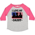 thumbnail image 3 of Inktastic Military Dad I Love My Daddy Boys or Girls Toddler T-Shirt, 3 of 5