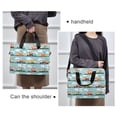 thumbnail image 6 of FORMRS 16" Laptop Bag Carrying Sleeve Case with Handle Travel Shoulder Briefcase, Cartoon Train Pattern, 6 of 8
