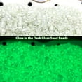 thumbnail image 4 of Artsy Crafts Glow in The Dark White Glass Seed Beads, 4 mm, 100 gram, 1500 Count, 4 of 6