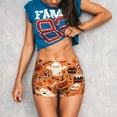 thumbnail image 3 of Balery Halloween 2 Pantalones cortos de entrenamiento estampados para mujer, sin costuras, ajustados, para gimnasio, yoga, correr, deportes, ejercicio activo, fitness.-Small, 3 of 8