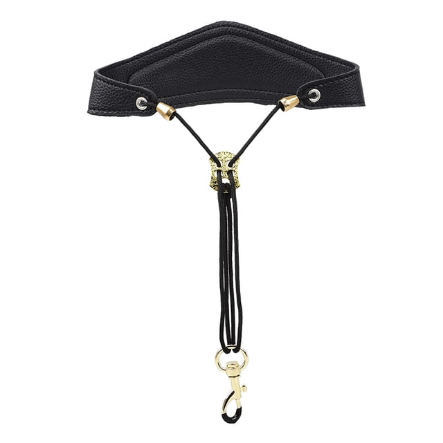 Strap Saxophone PU Leather Shoulder Strap Soft Neck Strap Padded for Sax