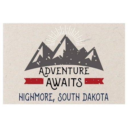 

Highmore South Dakota Souvenir 2x3 Inch Fridge Magnet Adventure Awaits Design